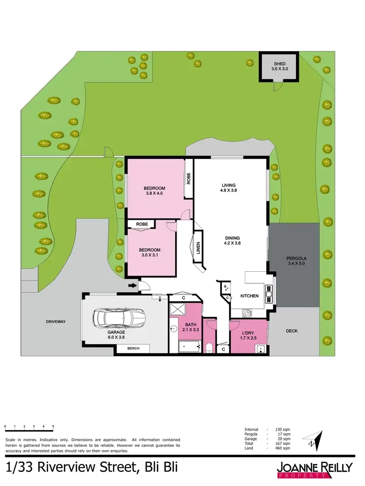 Floorplan of Homely semi-detached listing, 1/33 Riverview Street, Bli Bli QLD 4560
