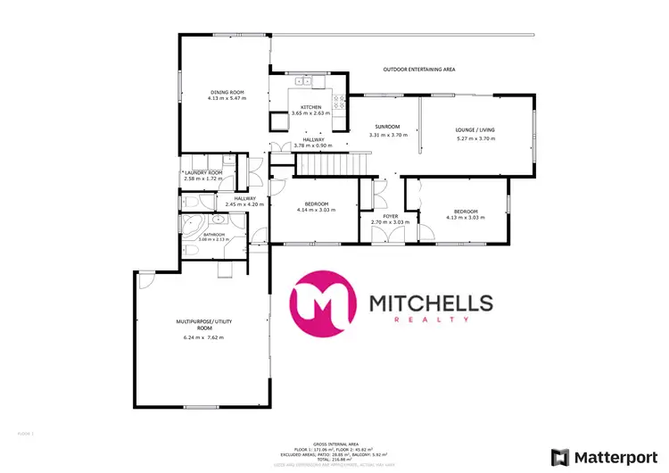 Floorplan of Homely house listing, 19 Ocean Park Drive, Dundowran Beach QLD 4655