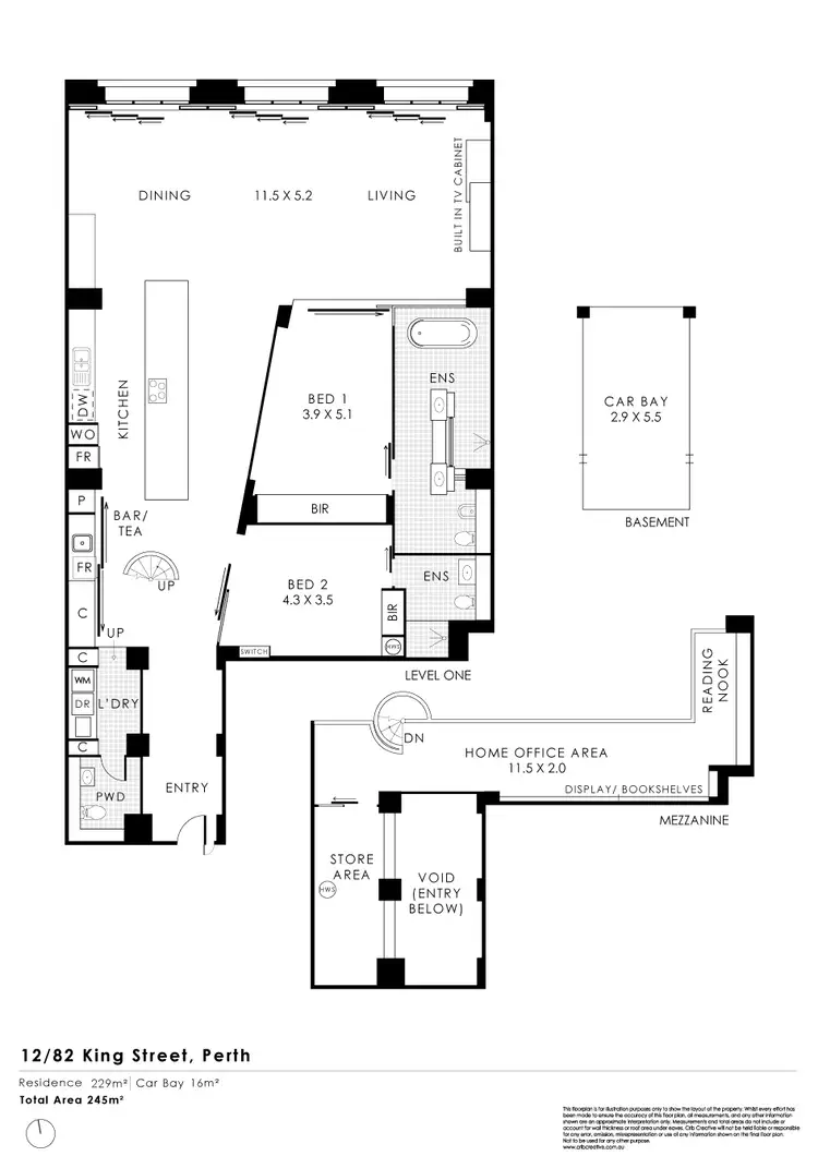 Floorplan of Homely apartment listing, Address available on request