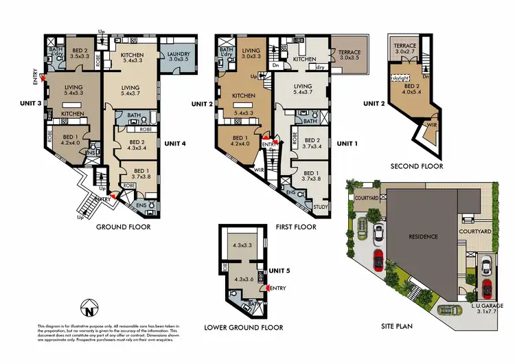 Floorplan of Homely block of units listing, 57 Lamrock Avenue, Bondi Beach NSW 2026