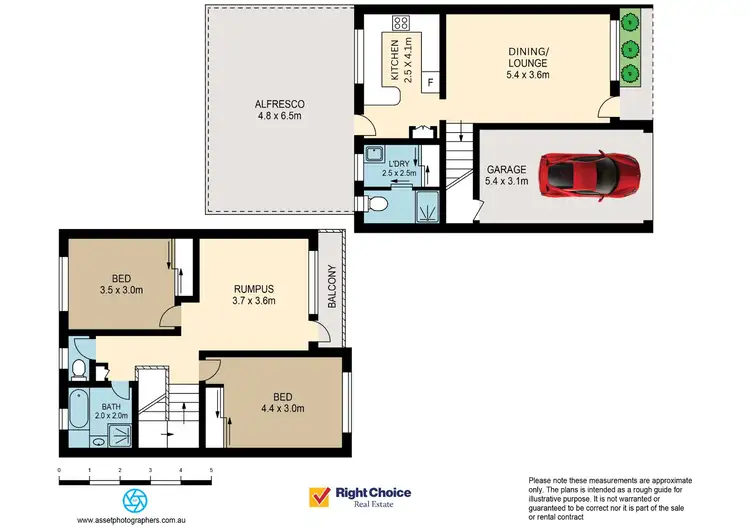 Floorplan of Homely townhouse listing, 5/9 Grove Circuit, Lake Illawarra NSW 2528