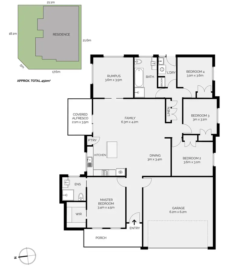 Floorplan of Homely house listing, 1 Maxwell Drive, Eglinton NSW 2795