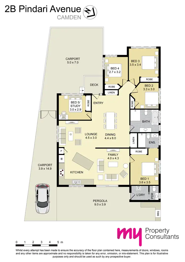 Floorplan of Homely house listing, 2B Pindari Avenue, Camden NSW 2570