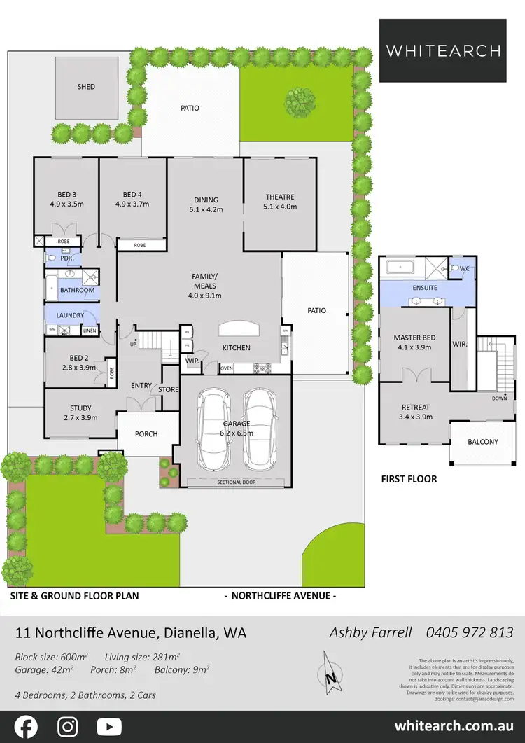 Floorplan of Homely house listing, 11 Northcliffe Avenue, Dianella WA 6059