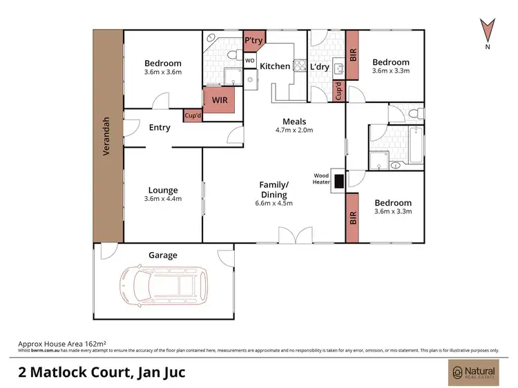 Floorplan of Homely house listing, 2 Matlock Court, Jan Juc VIC 3228