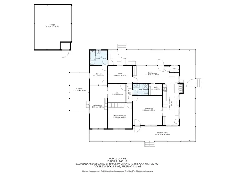 Floorplan of Homely rural property listing, 298 The Bucketts Way, Gloucester NSW 2422