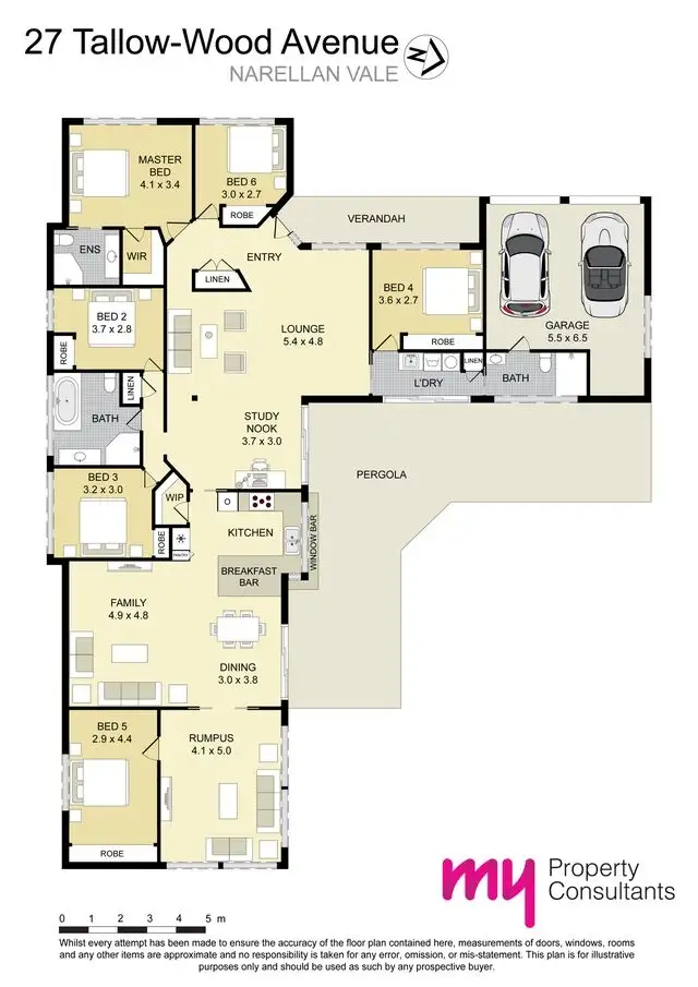 Floorplan of Homely house listing, 27 Tallow-Wood Avenue, Narellan Vale NSW 2567
