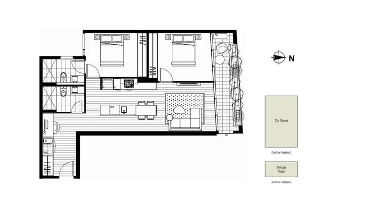 Floorplan of Homely apartment listing, 201/31 Queens Avenue, Hawthorn VIC 3122