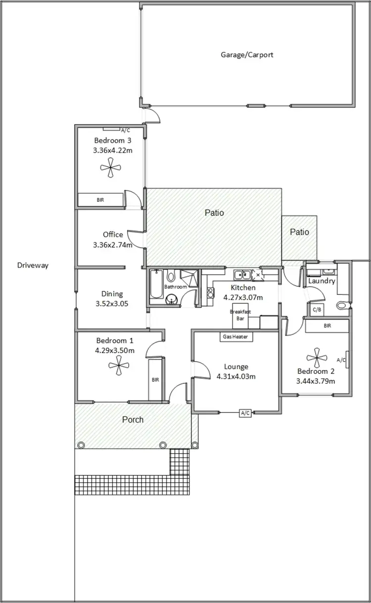 Floorplan of Homely house listing, 39 Exeter Terrace, Devon Park SA 5008