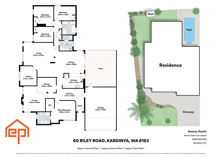 Floorplan of Homely house listing, 60 Riley Road, Kardinya WA 6163