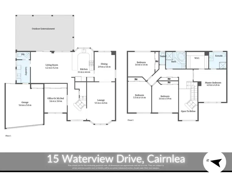 Floorplan of Homely house listing, 15 Waterview Drive, Cairnlea VIC 3023