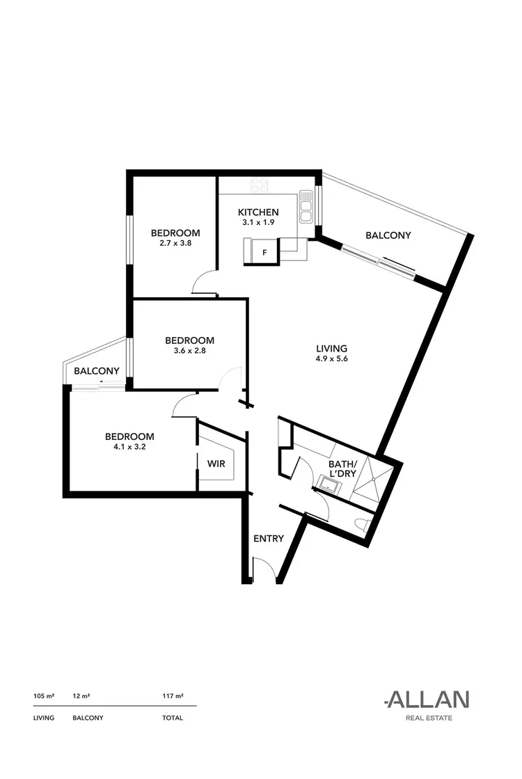 Floorplan of Homely apartment listing, 42/13 South Esplanade, Glenelg SA 5045