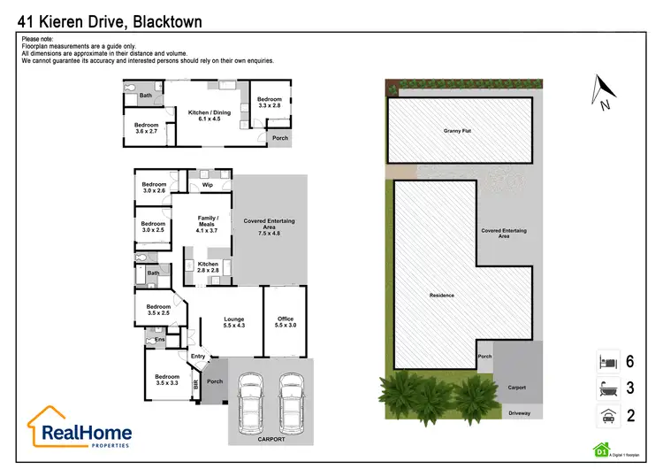 Floorplan of Homely house listing, 41 & 41A Kieren Drive, Blacktown NSW 2148