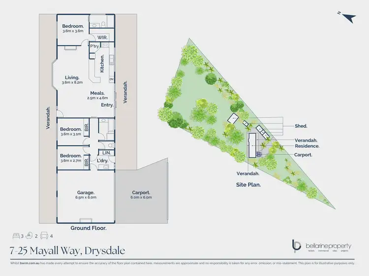 Floorplan of Homely house listing, 7-25 Mayall Way, Drysdale VIC 3222
