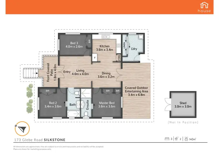 Floorplan of Homely house listing, 173 Glebe Road, Silkstone QLD 4304