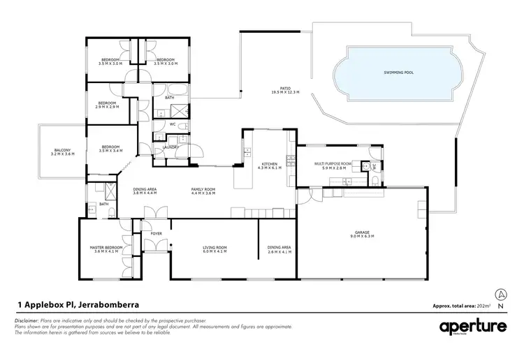 Floorplan of Homely house listing, 1 Applebox Place, Jerrabomberra NSW 2619