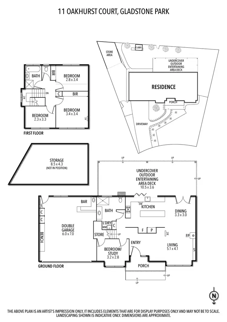 Floorplan of Homely house listing, 11 Oakhurst Court, Gladstone Park VIC 3043