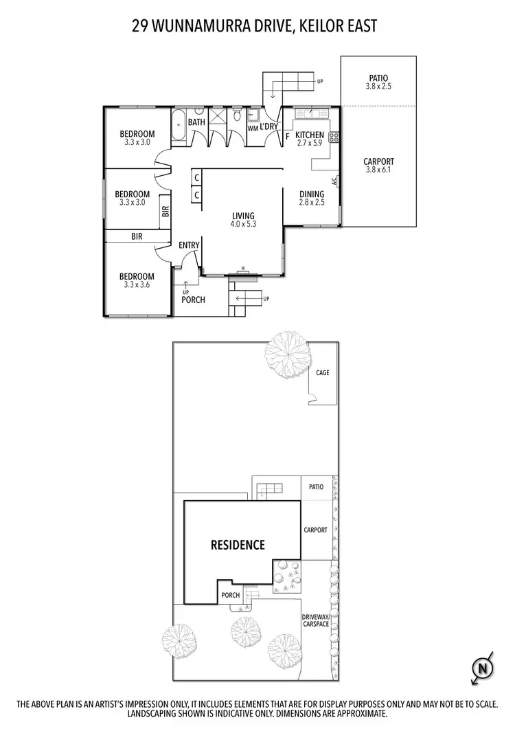 Floorplan of Homely house listing, 29 Wunnamurra Drive, Keilor East VIC 3033