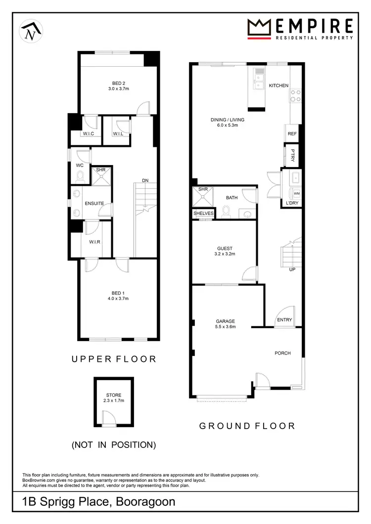 Floorplan of Homely house listing, 1B Sprigg Place, Booragoon WA 6154