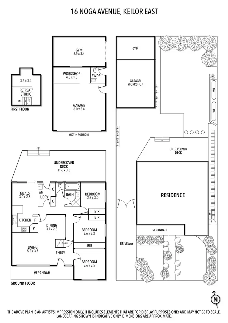 Floorplan of Homely house listing, 16 Noga Avenue, Keilor East VIC 3033