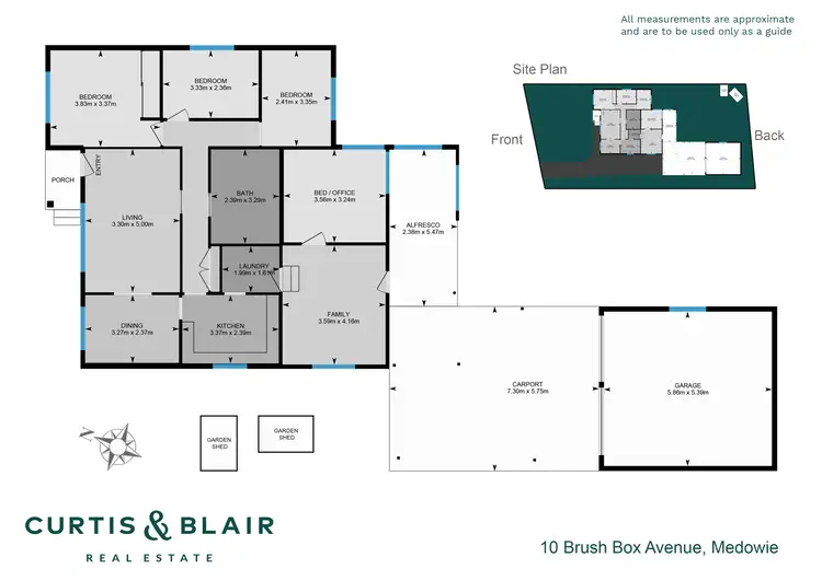 Floorplan of Homely house listing, 10 Brush Box Avenue, Medowie NSW 2318
