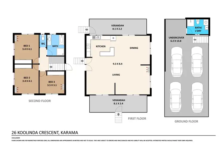 Floorplan of Homely house listing, 26 Koolinda Crescent, Karama NT 812