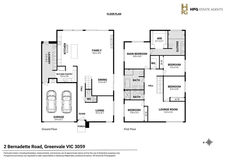 Floorplan of Homely house listing, 2 Bernadette Road, Greenvale VIC 3059