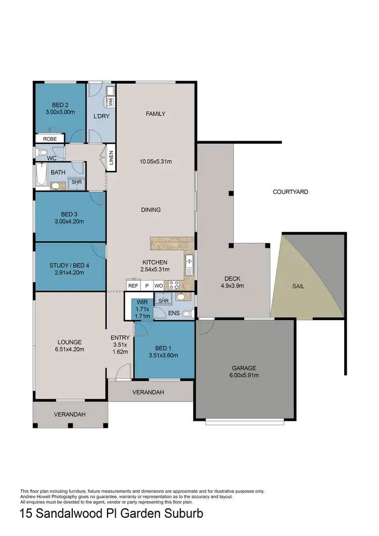 Floorplan of Homely house listing, 15 Sandalwood Place, Garden Suburb NSW 2289