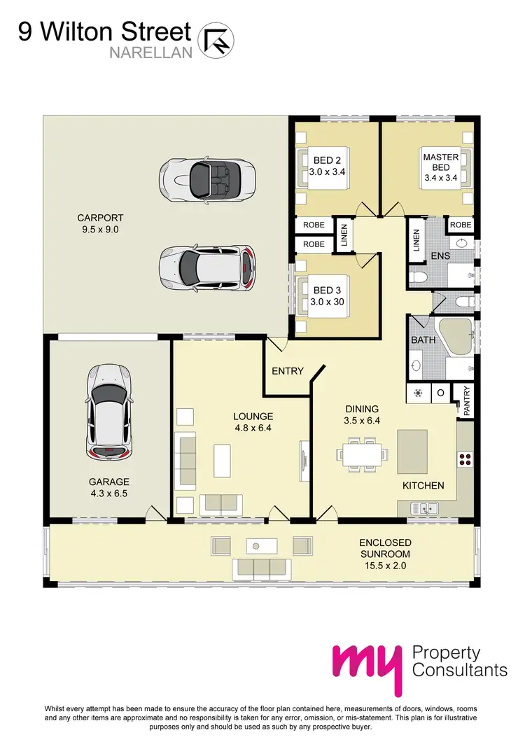 Floorplan of Homely house listing, 9 Wilton Street, Narellan NSW 2567