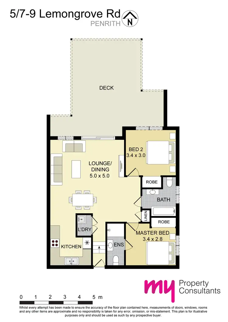 Floorplan of Homely unit listing, 5/7-9 Lemongrove Road, Penrith NSW 2750