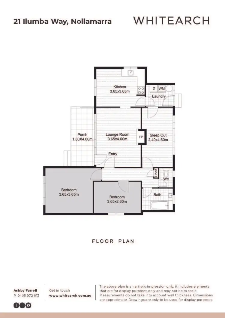Floorplan of Homely house listing, 21 Ilumba Way, Nollamara WA 6061