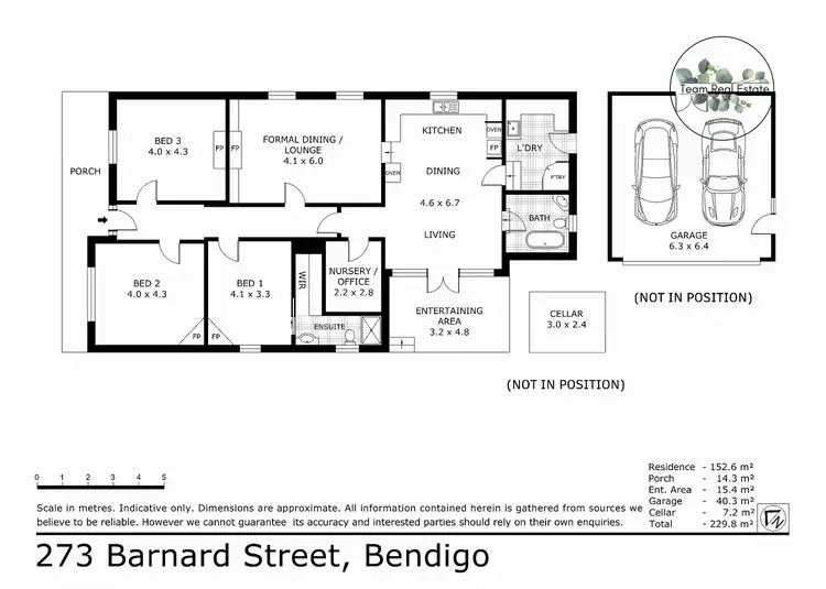 Floorplan of Homely house listing, 273 Barnard Street, Bendigo VIC 3550