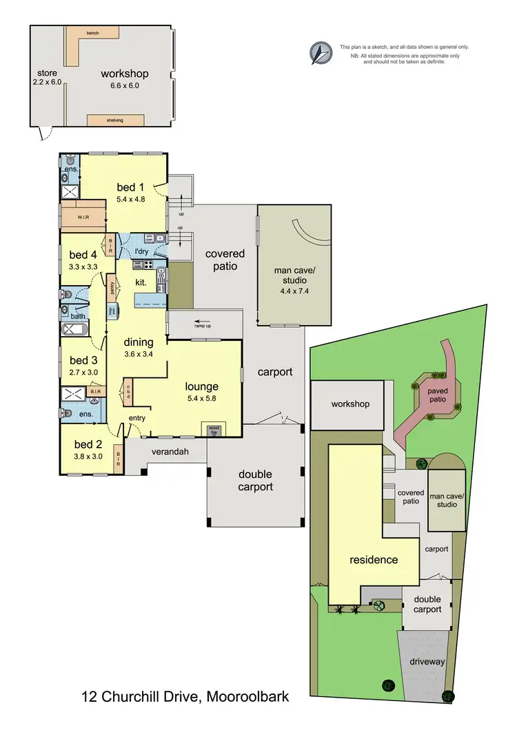 Floorplan of Homely house listing, 12 Churchill Drive, Mooroolbark VIC 3138