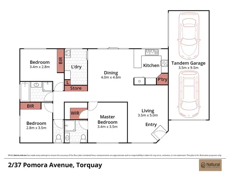 Floorplan of Homely house listing, 2/37 Pomora Avenue, Torquay VIC 3228