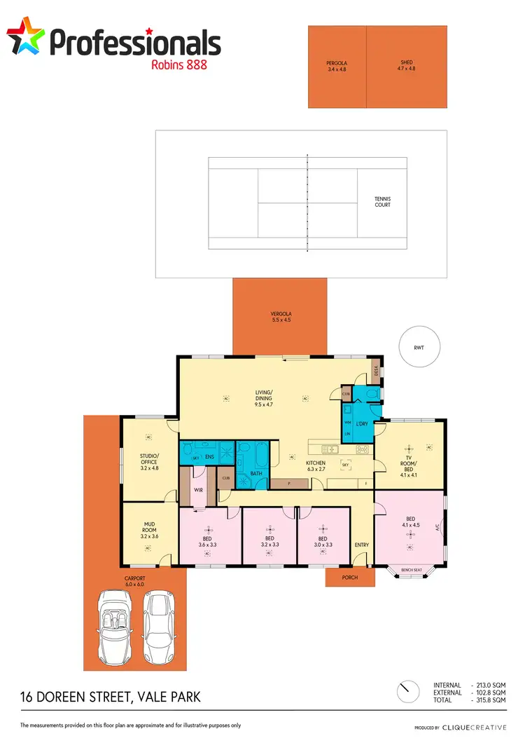 Floorplan of Homely house listing, 16 Doreen Street, Vale Park SA 5081