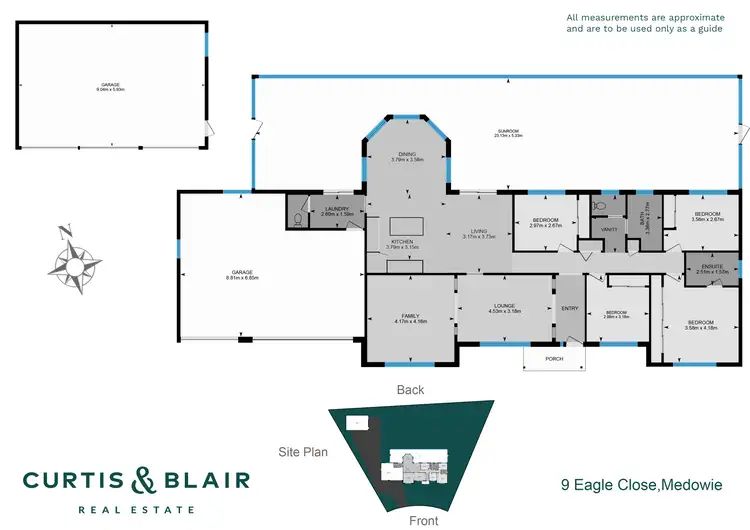 Floorplan of Homely house listing, 9 Eagle Close, Medowie NSW 2318