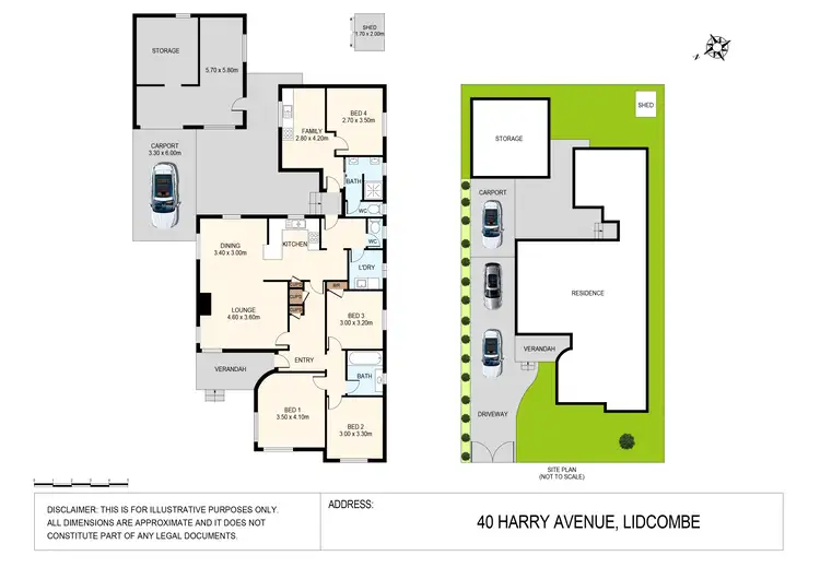 Floorplan of Homely house listing, 40 Harry Avenue, Lidcombe NSW 2141