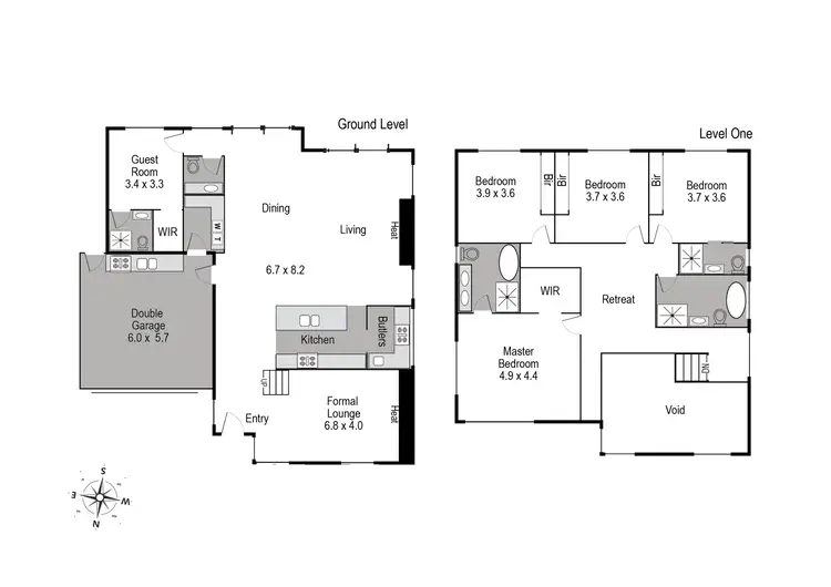 Floorplan of Homely house listing, 70 Hillview Road, Greenvale VIC 3059
