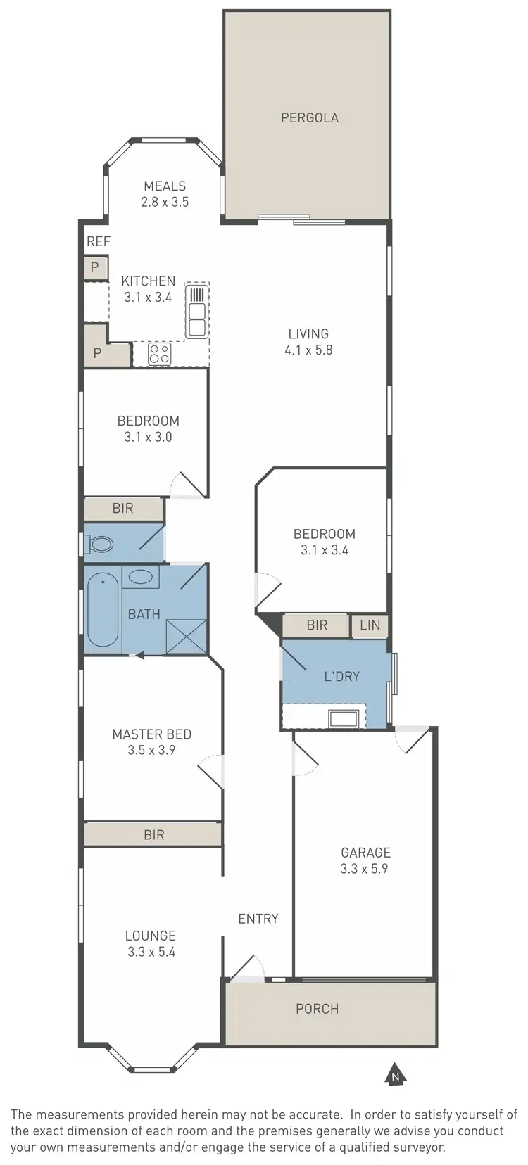 Floorplan of Homely house listing, 22 Nullarbor Place, Caroline Springs VIC 3023