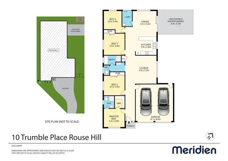 Floorplan of Homely house listing, 10 Trumble Place, Rouse Hill NSW 2155