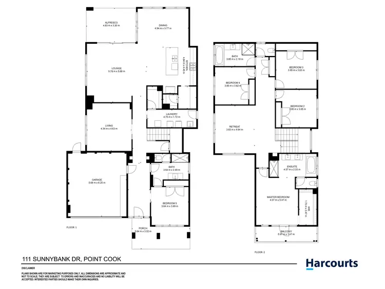Floorplan of Homely house listing, 111 Sunnybank Drive, Point Cook VIC 3030