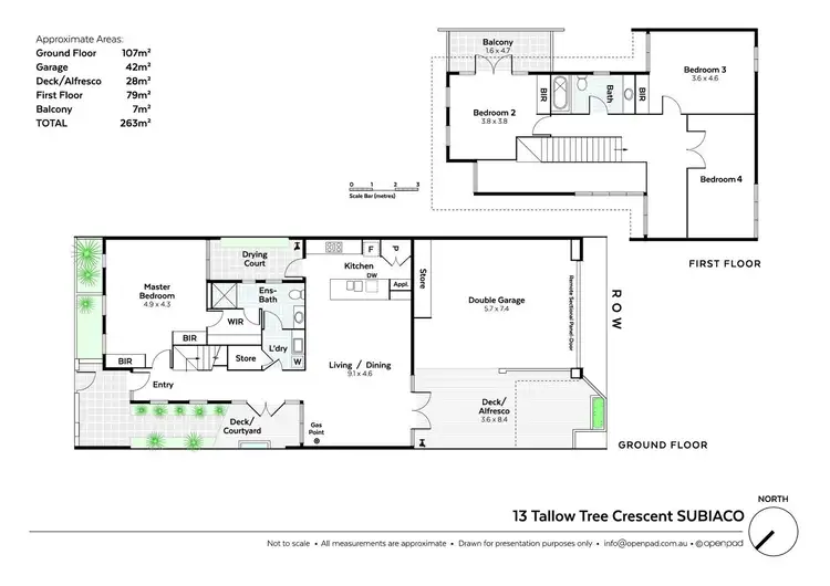Floorplan of Homely house listing, 13 Tallow Tree Crescent, Subiaco WA 6008