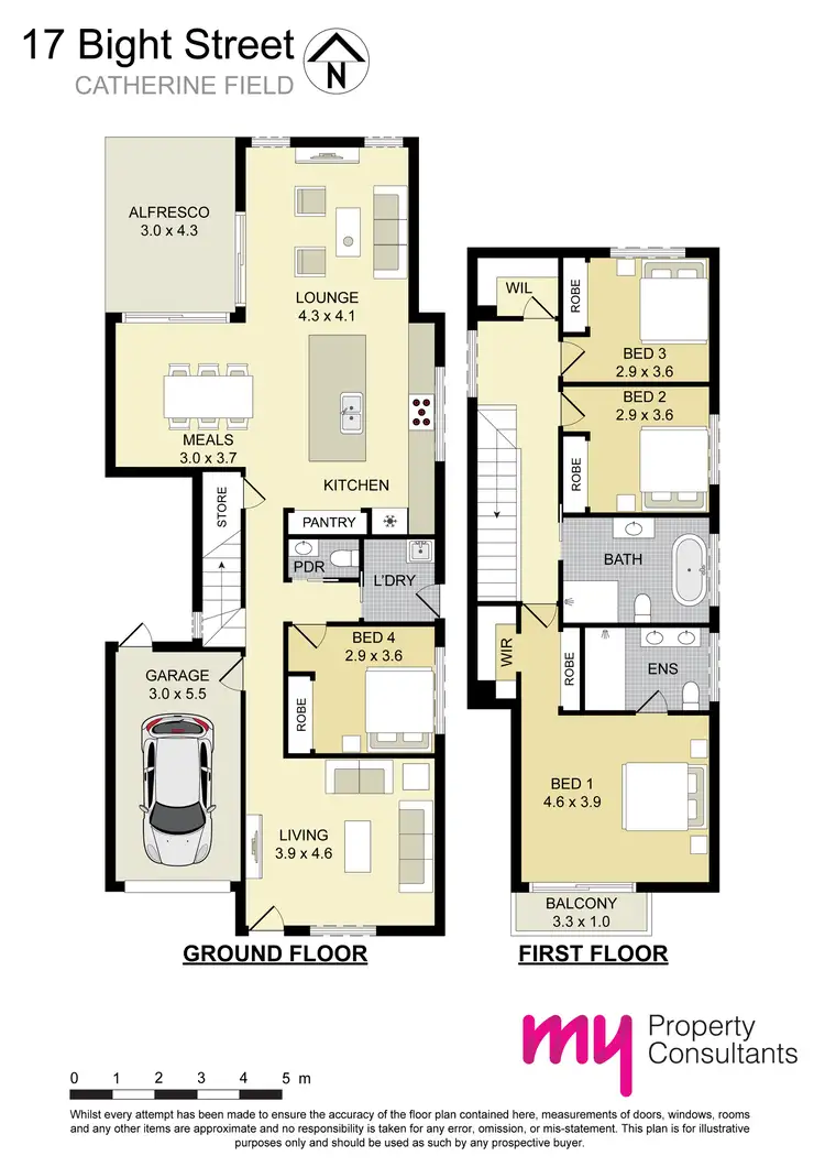 Floorplan of Homely house listing, 17 Bight Street, Catherine Field NSW 2557