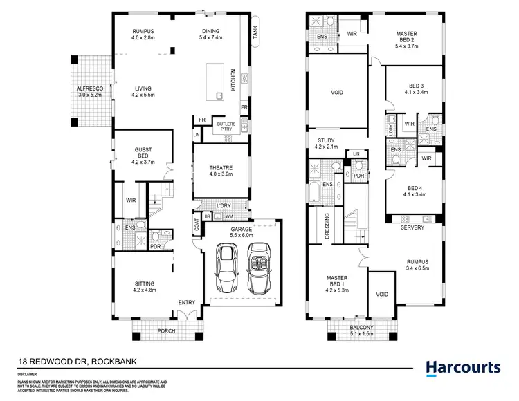 Floorplan of Homely house listing, 18 Redwood Drive, Rockbank VIC 3335