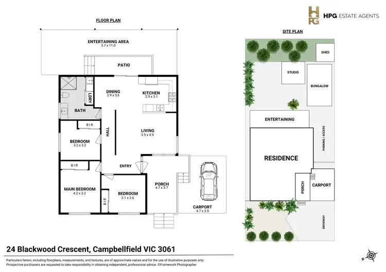 Floorplan of Homely house listing, 24 Blackwood Crescent, Campbellfield VIC 3061
