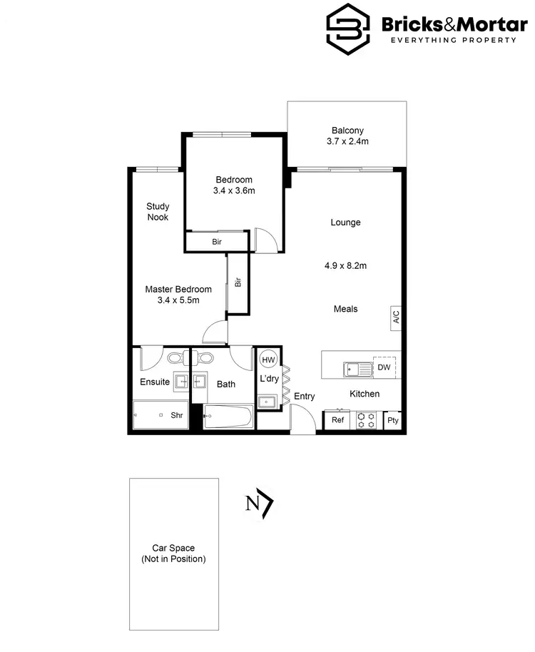 Floorplan of Homely apartment listing, 202/1-31 Lux Way, Brunswick VIC 3056