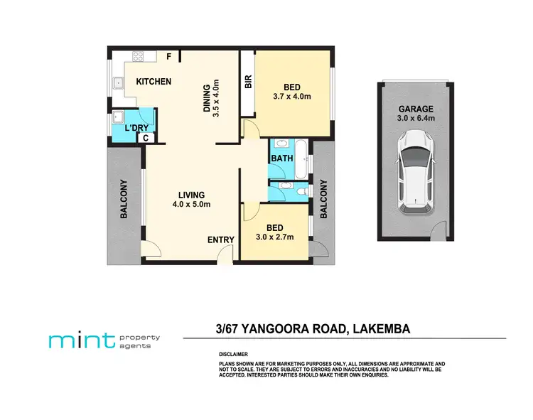 Floorplan of Homely apartment listing, 3/67 Yangoora Road, Lakemba NSW 2195