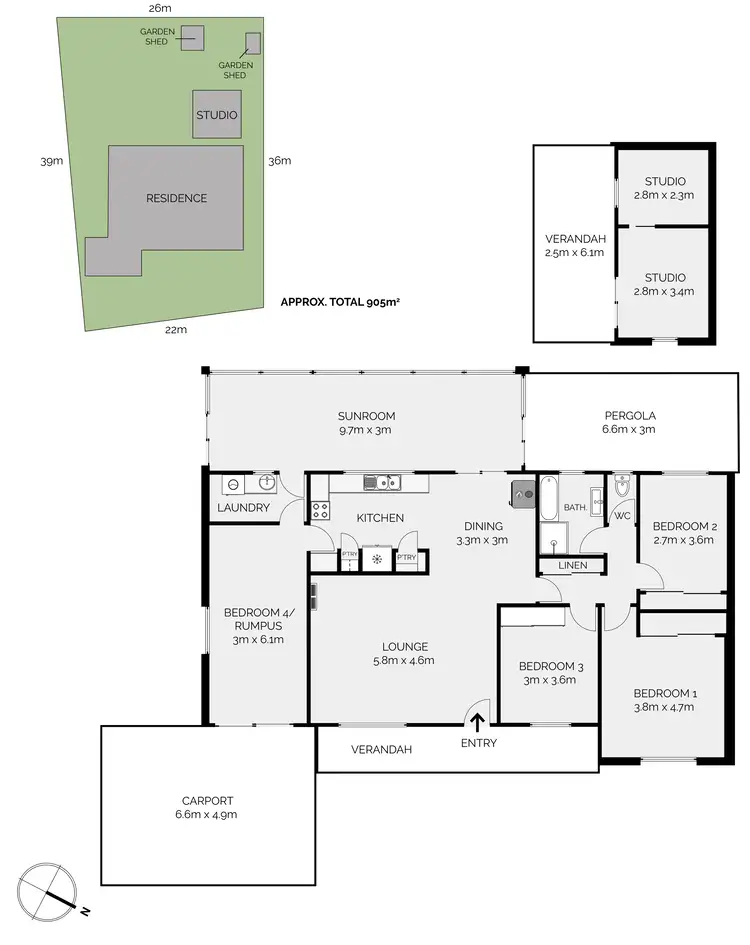 Floorplan of Homely house listing, 18 Parraweena Place, Eglinton NSW 2795