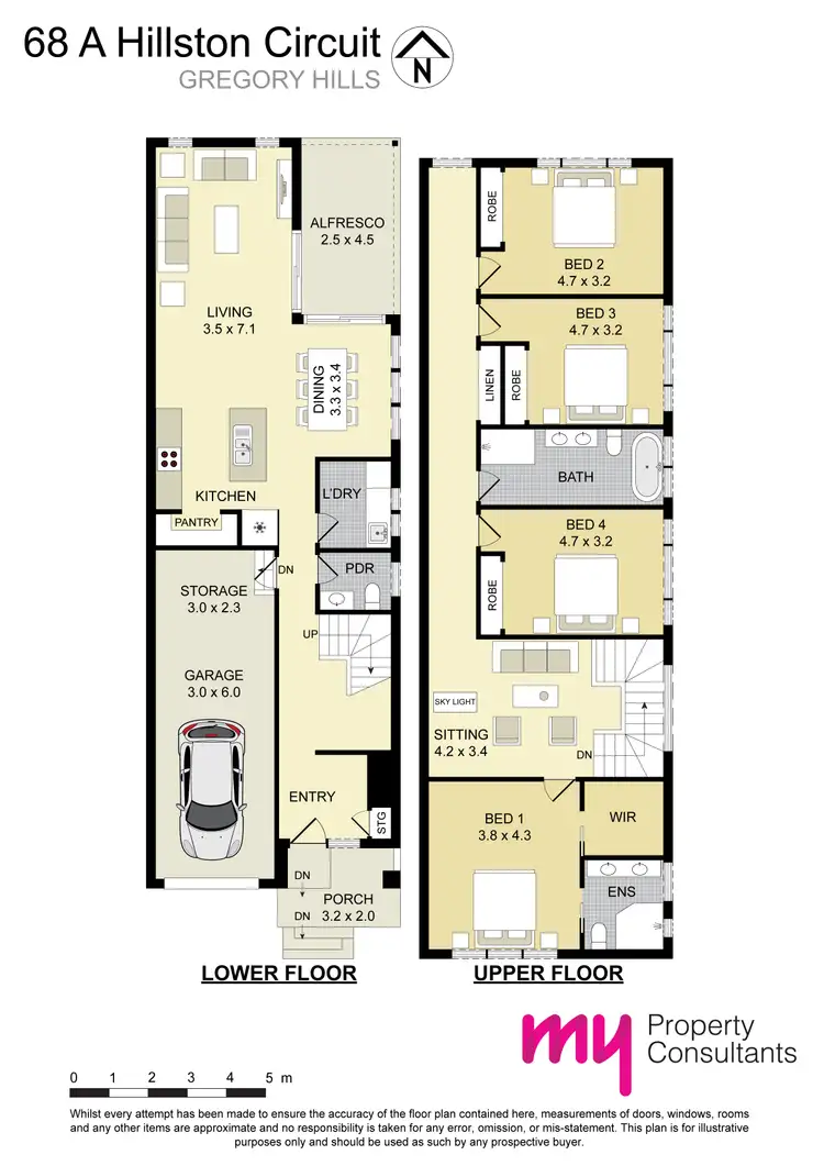 Floorplan of Homely house listing, 68A Hillston Circuit, Gregory Hills NSW 2557