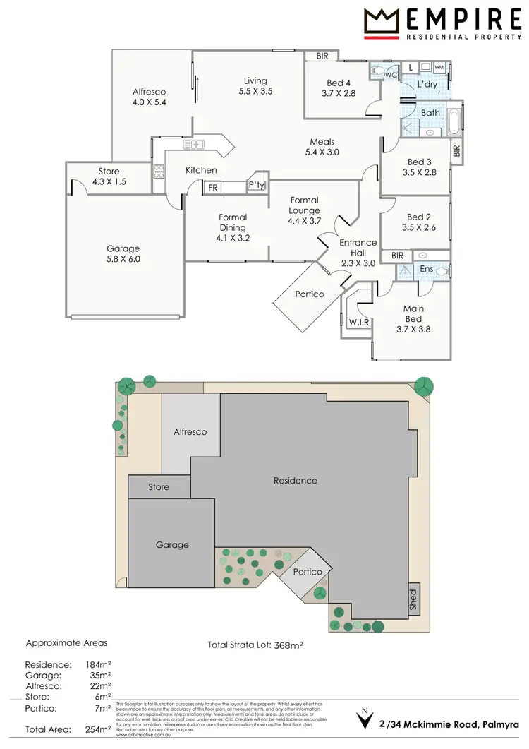 Floorplan of Homely house listing, 2/32-34 McKimmie Road, Palmyra WA 6157